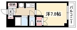 サンヒルズ藤ケ丘 1Kの間取図画像