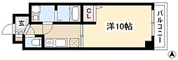 YOSHIX代官町 1Kの間取図画像