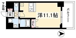 プレサンスTHEMOTOYAMA ワンルームの間取図画像
