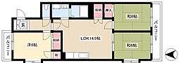 森下マンション 3LDKの間取図画像