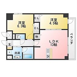 Adel Dorf 本郷 2LDKの間取図画像