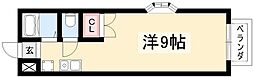 フォンティーヌ藤ケ丘 ワンルームの間取図画像