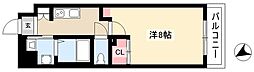 シテイライフ社が丘 1Kの間取図画像