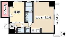 AHビル 1LDKの間取図画像