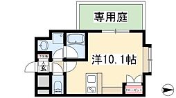 シテイライフ明が丘 1Kの間取図画像