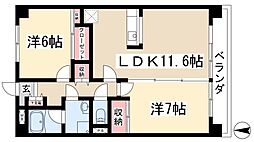 ルグラン 2LDKの間取図画像