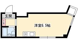 ザ・エステートパレス ワンルームの間取図画像