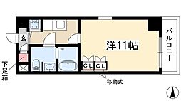 カーサ・ステラ 1Kの間取図画像