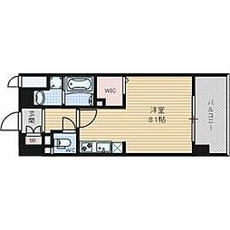 パルティール吹上アネックス ワンルームの間取図画像