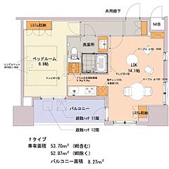 物件の間取り
