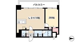 ファーストレジデンス栄 1LDKの間取図画像