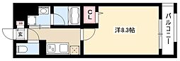 シロノハウス 1Kの間取図画像
