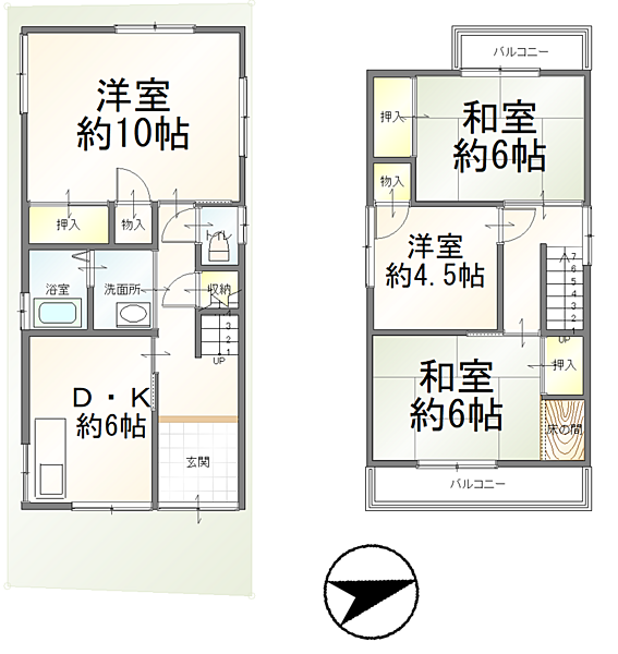 間取りを拡大表示