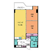 プレジデント高陽 206 ｜ 富山県富山市黒瀬北町2丁目（賃貸マンション2LDK・2階・75.66㎡） その2