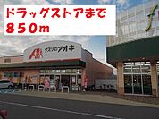 クスリのアオキまで850m