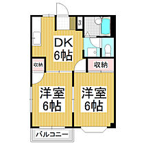 長野県松本市大字原（賃貸アパート2DK・1階・39.74㎡） その2