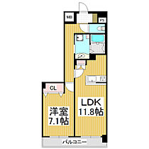 VILLA D’EST　OHTE(ヴィラデスト大手)Ａ  ｜ 長野県松本市大手1丁目（賃貸マンション1LDK・4階・50.80㎡） その2