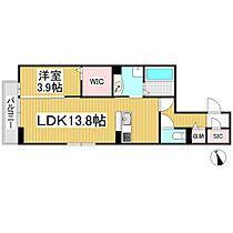 Gran  ｜ 長野県松本市大字岡田松岡（賃貸アパート1LDK・1階・47.78㎡） その2