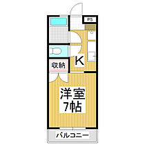 ELRVER  ｜ 長野県松本市筑摩2丁目（賃貸マンション1K・2階・22.68㎡） その2