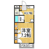 アーバンハイムM  ｜ 長野県松本市中条（賃貸マンション1K・2階・24.75㎡） その2