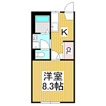 エスペランザ柏  ｜ 長野県松本市蟻ケ崎1丁目（賃貸アパート1K・2階・28.21㎡） その2