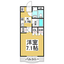 クロワール白板  ｜ 長野県松本市白板1丁目（賃貸マンション1K・3階・28.48㎡） その2