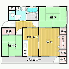 物件の間取り
