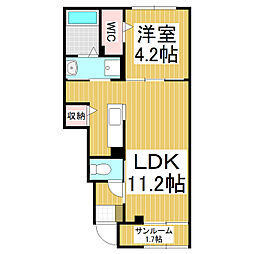 間取図画像 1LDK