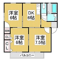 間取図画像 3DK