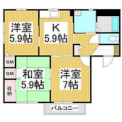 物件の間取り