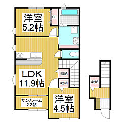 物件の間取り