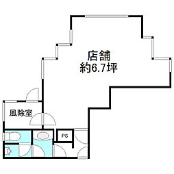 アーバンコートヴィレッジ ワンルームの間取図画像
