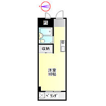 九重町マンション 4E ｜ 岐阜県岐阜市九重町４丁目（賃貸マンション1K・4階・26.00㎡） その2