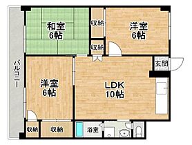 関門スカイプラザビル  ｜ 福岡県北九州市門司区下二十町1-1（賃貸マンション3LDK・5階・61.80㎡） その2