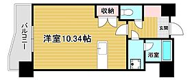 サンラビール小倉 710 ｜ 福岡県北九州市小倉北区中津口1丁目8-30（賃貸マンション1R・7階・27.20㎡） その2