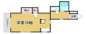 ルポ門司駅前ビル 404 ｜ 福岡県北九州市門司区柳町2丁目4-10（賃貸マンション1K・4階・33.49㎡） その2