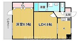 浅野ベイタワー 1002 ｜ 福岡県北九州市小倉北区浅野2丁目3-6（賃貸マンション1LDK・10階・40.95㎡） その2