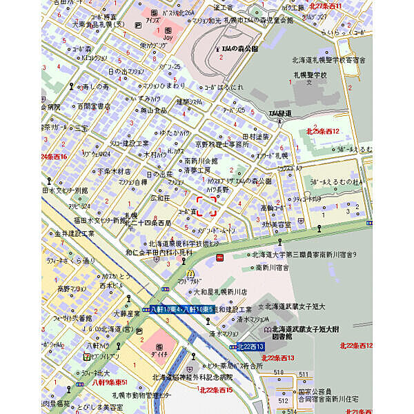 パステル北24B 00101｜北海道札幌市北区北二十四条西１４丁目(賃貸アパート1K・2階・20.90㎡)の写真 その4