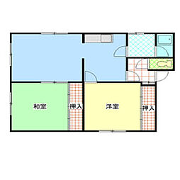 A港南ハイツ 3DKの間取図画像