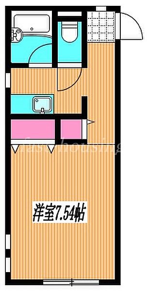 東京都小金井市本町3丁目(賃貸マンション1R・3階・24.16㎡)の写真 その2