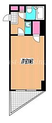 三鷹ダイカンプラザ 1Kの間取図画像