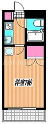 ドーム吉祥寺 1Kの間取図画像