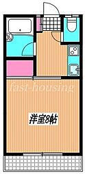 サンヴェール吉祥寺 1Kの間取図画像