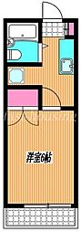 柳沢アコールメゾン 1Kの間取図画像