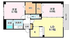 物件の間取り