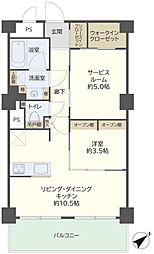 間取図画像 1SLDK