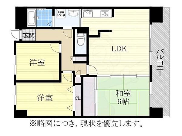 ライオンズマンション中野町壱番館 ｜愛知県豊橋市中野町字二本松西(賃貸マンション3LDK・7階・69.95㎡)の写真 その2