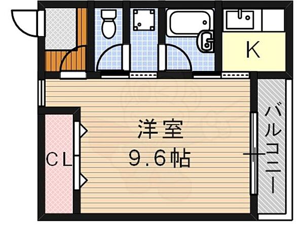 シャンブル平野 ｜愛知県名古屋市昭和区石仏町２丁目(賃貸マンション1K・3階・30.18㎡)の写真 その2