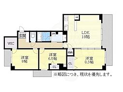 ヴィッラ松月 3階/-