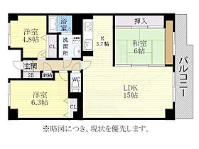 シティ・ファミリー八事Ｓ棟  ｜ 愛知県名古屋市昭和区滝川町47番40号（賃貸マンション3LDK・4階・82.73㎡） その2